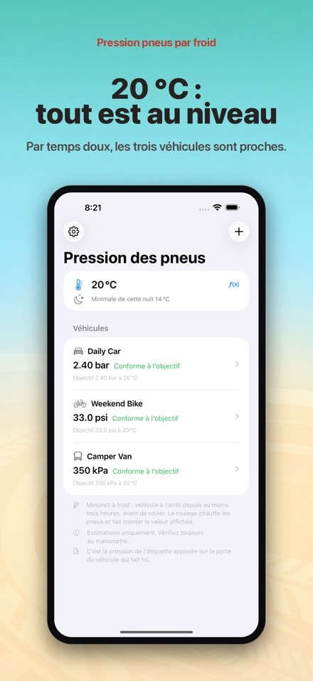 Pression pneus & froid 5