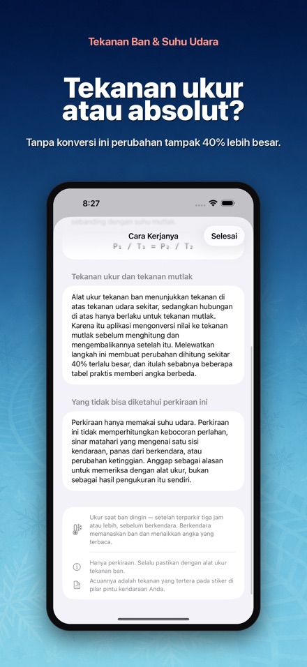Tekanan Ban & Suhu Udara 9