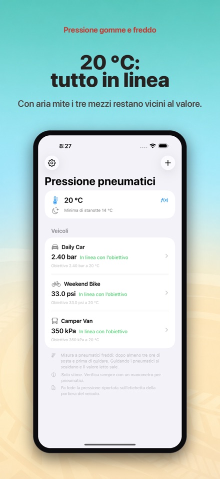 Pressione gomme e freddo 5