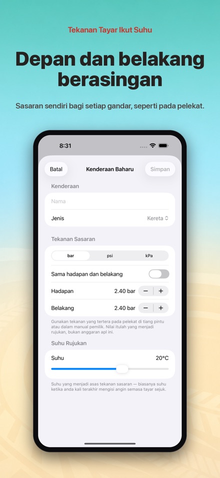 Tekanan Tayar Ikut Suhu 7