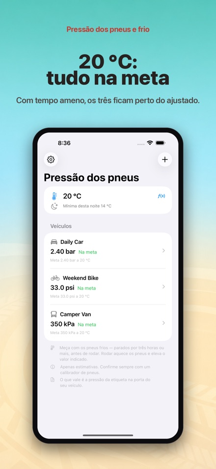 Pressão dos pneus e frio 5