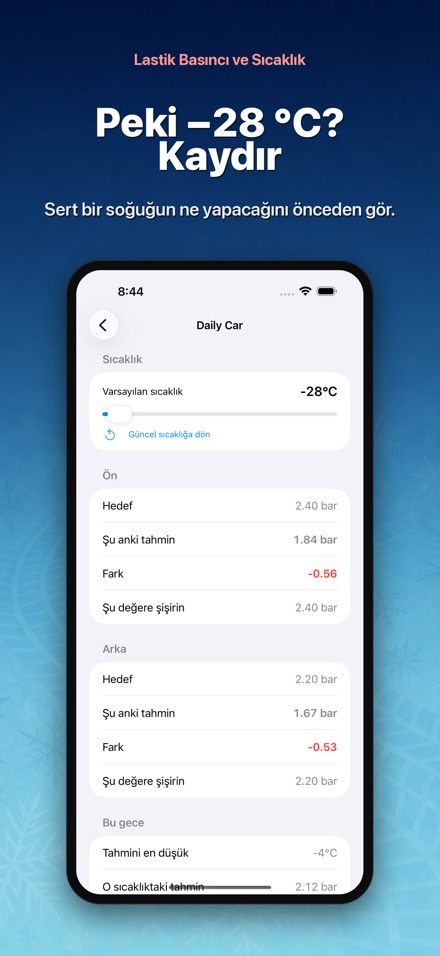 Lastik Basıncı ve Sıcaklık 3