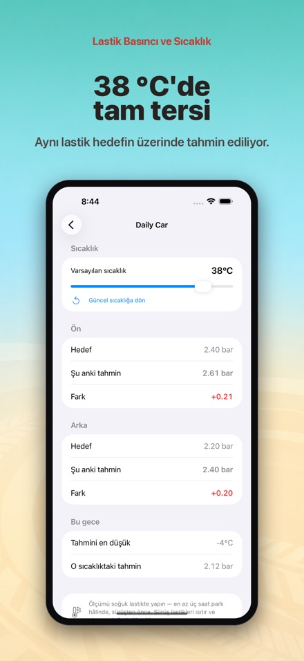 Lastik Basıncı ve Sıcaklık 4