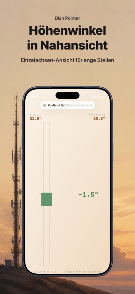 SatFinder & Antennenpeiler 3