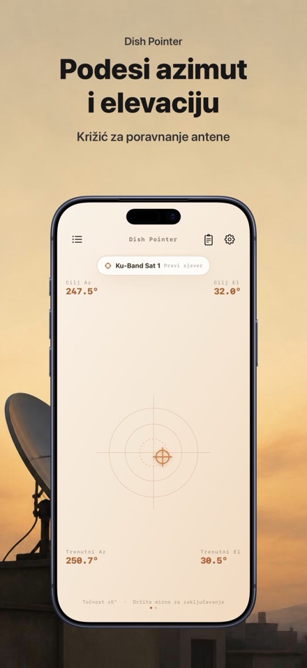 Poravnanje Antene i Tanjura 1