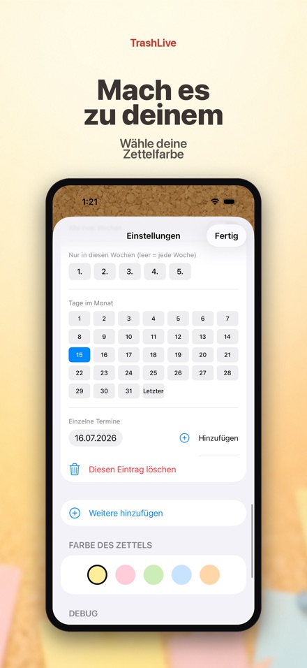 TrashLive: Müllkalender App 9