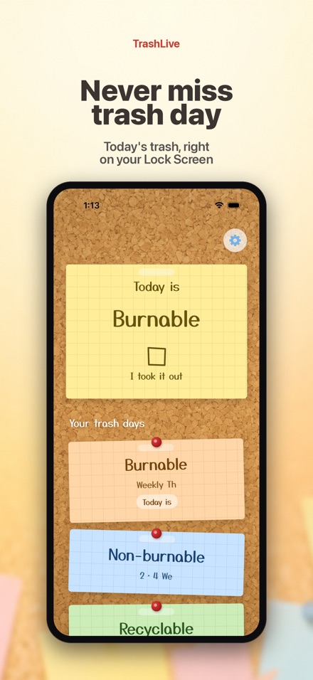 TrashLive: Trash Day Alert