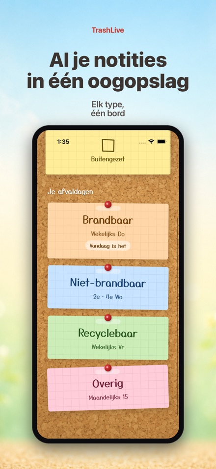 TrashLive: afval herinnering 2