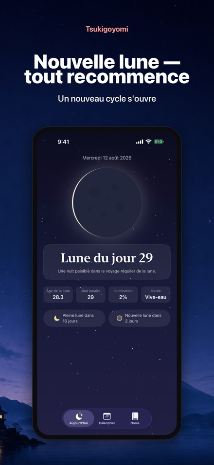 Tsukigoyomi Calendrier lunaire 8