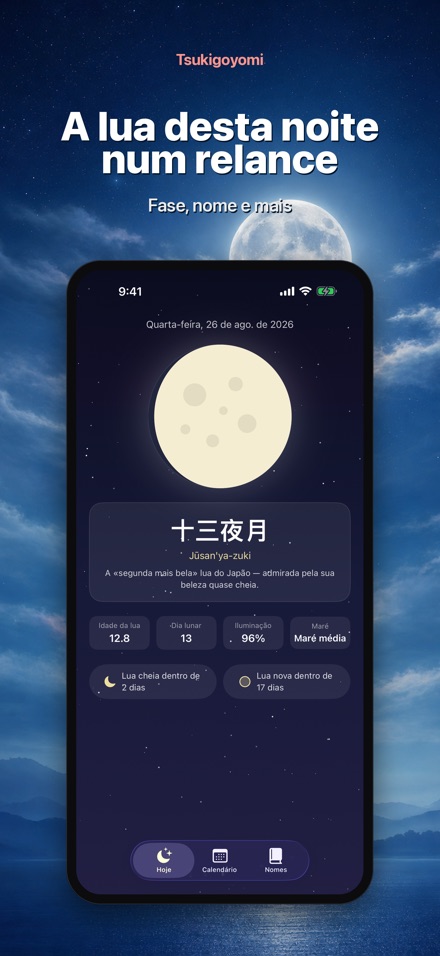 Tsukigoyomi Calendário Lunar