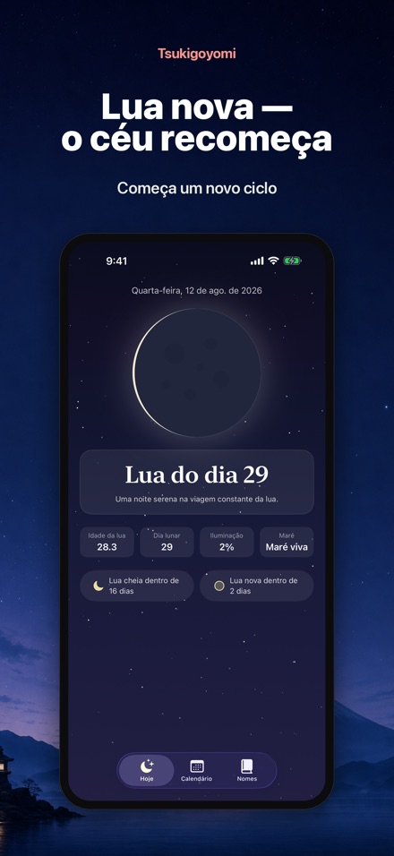 Tsukigoyomi Calendário Lunar 8