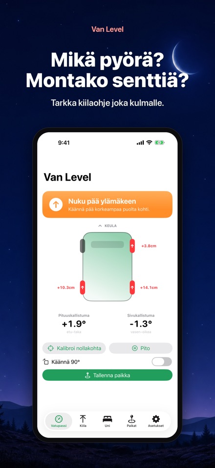 Van Level: Nuku vaakatasossa 2