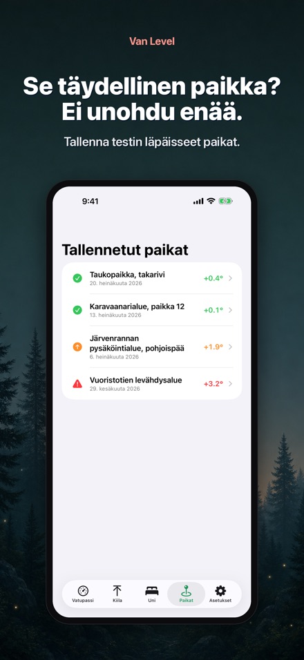 Van Level: Nuku vaakatasossa 5