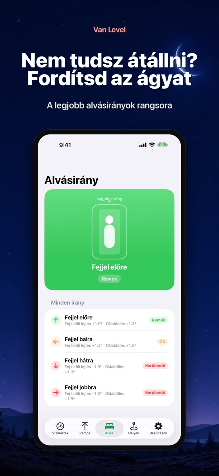 Van Level – Aludj vízszintben 3